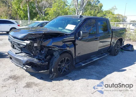 2022 Chevrolet Silverado 1500 2Wd Short Bed Custom from USA, damaged, VIN 1GCPABEK0NZ583772